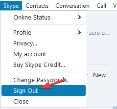 Skype laat mijn gezicht niet zien