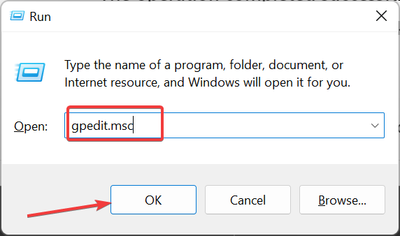executați opțiunea gpedit.msc Windows 11 descărcare