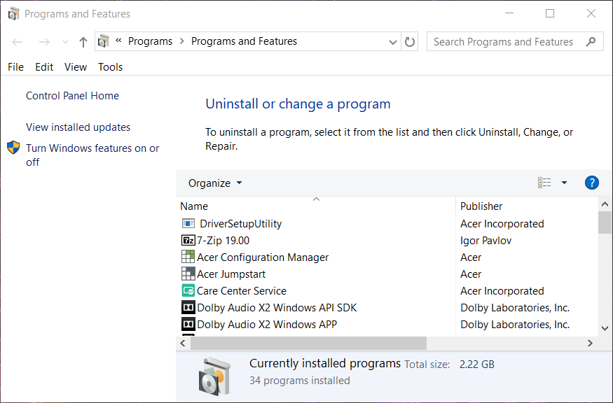 Programmu un funkciju sīklietotņu kļūda comdlg32.ocx Windows 10