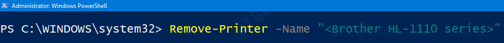 Verschiedene Möglichkeiten zum Löschen/Entfernen/Deinstallieren eines Druckers in Windows 10