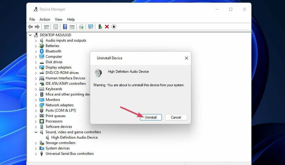 A Windows 11 hdmi audio eltávolítása opció nem működik