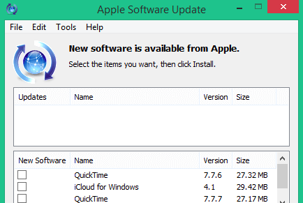 Opdater windows fra Mac
