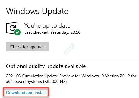 Provjera ažuriranja sustava Windows za ažuriranja na čekanju Preuzmi i instaliraj