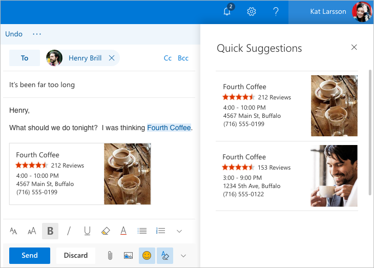 Outlook.com იღებს ახალ დიზაინს უფრო სწრაფი ძიებისთვის