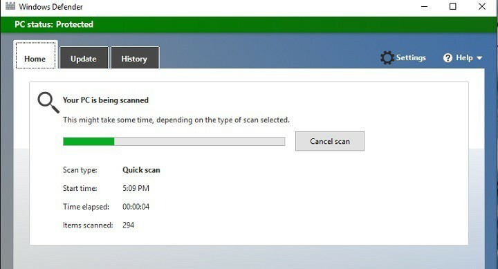 Windows Defenderi tõrke 0x8000404 parandamiseks toimige järgmiselt