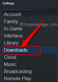 Steam-Einstellungen Downloads Min