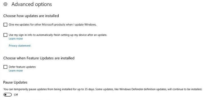 Sådan planlægger eller udsætter du opdateringer i Windows 10 Creators Update
