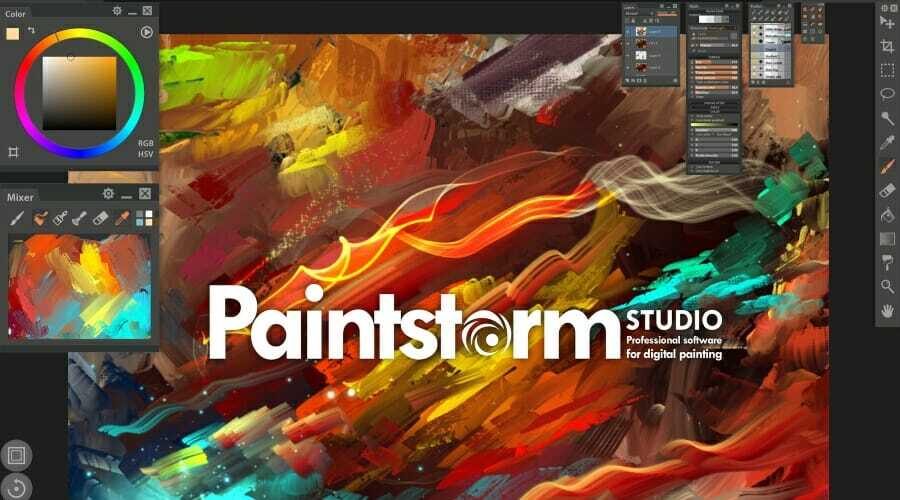Програма для малювання Paintstorm Studio