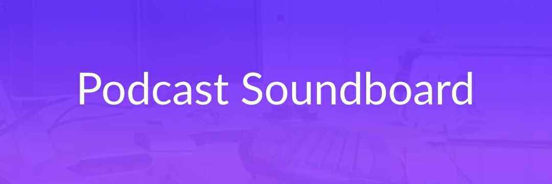 Table d'harmonie Podcast Soundboard pour la discorde