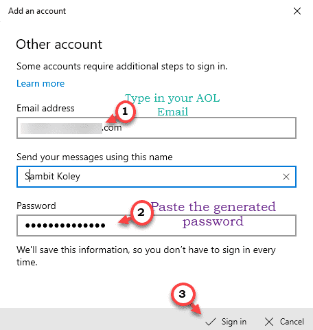 Generiertes Passwort einfügen Min