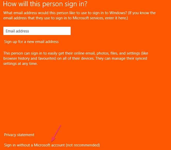 Postavke prikaza opcije Microsoft računa Windows 11 ne rade