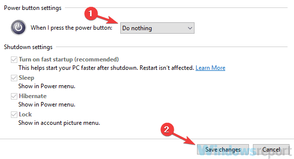 „Windows 10“ nešiojamas kompiuteris užmiega po 2 minučių