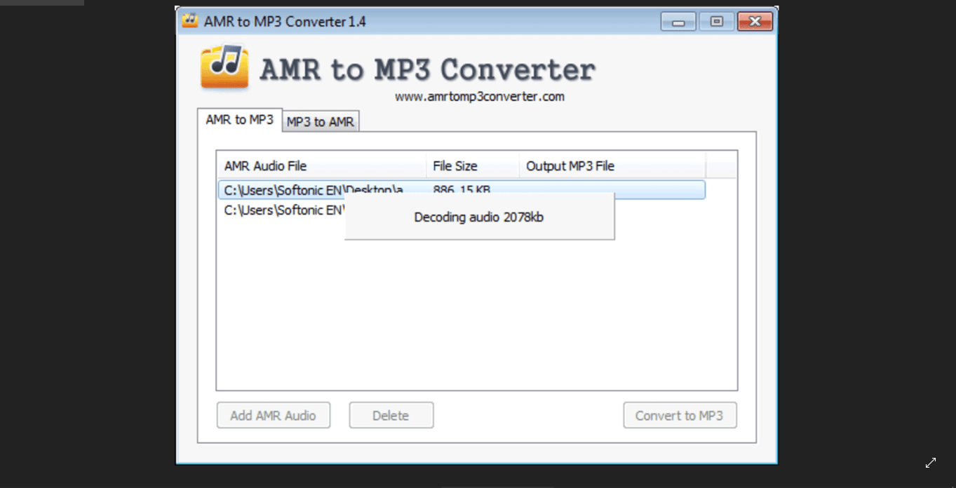Převaděč AMR na MP3 Převaděče AMR na MP3