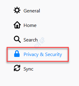 Firefox personvern og sikkerhet