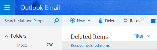 recuperare Outlook archivio cancellato