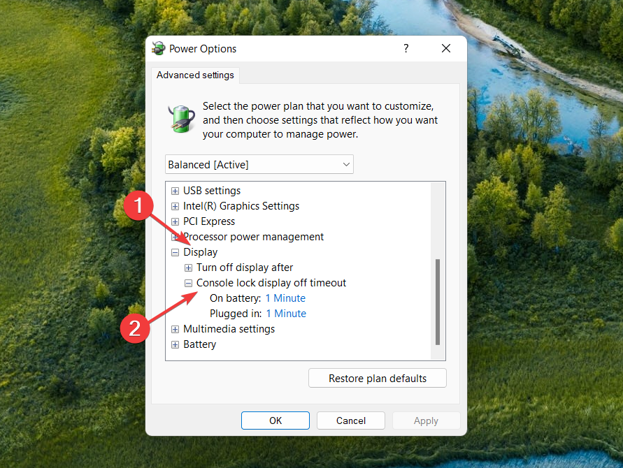 spremenite časovno omejitev zaslona v sistemu Windows 11