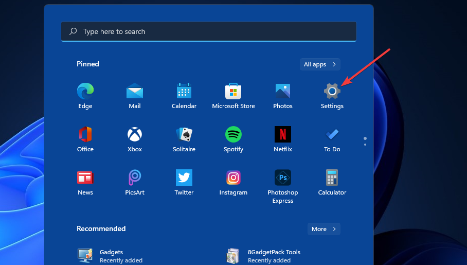 Piesprausto iestatījumu lietotnes Windows 11 failu pārlūks kavējas