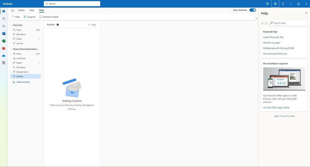 Outlook dobiva novo iskustvo povratnih informacija, uključujući upute za probleme