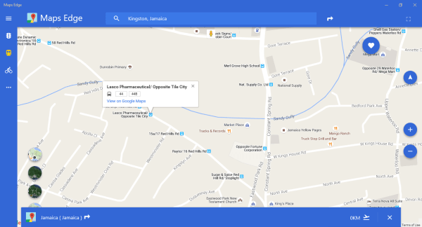Maps Edge: A legjobb Windows 10 Google Maps alkalmazás jellemzői