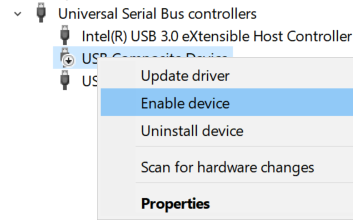 USB-Gerät aktivieren