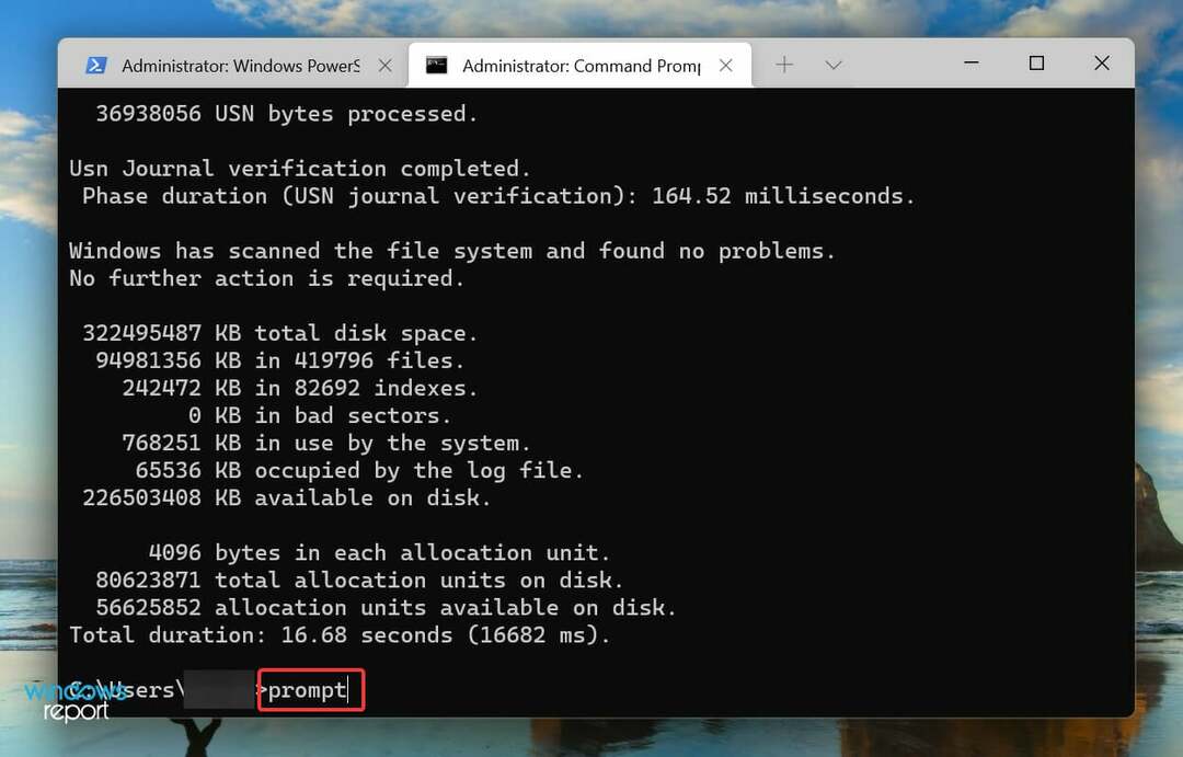 Sätt ut ansökningskommandot för korrigering av brillo som inte fungerar i Windows 11