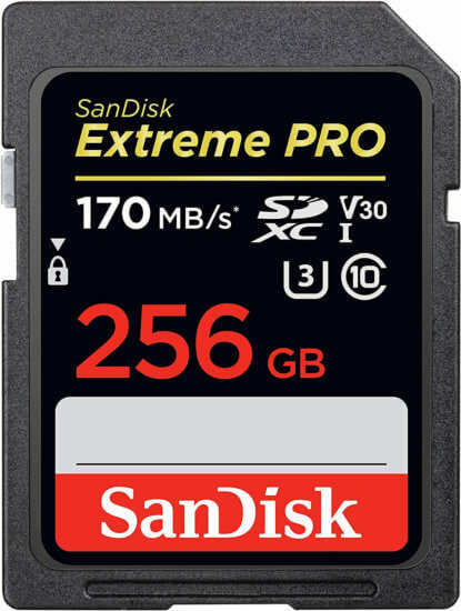 gopro hero 8 -muistikortti SanDisk Extreme Pro 256GB