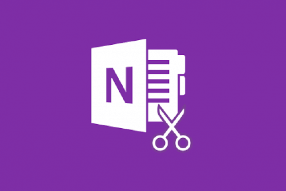 „OneNote“ spausdinimas nutraukia puslapius