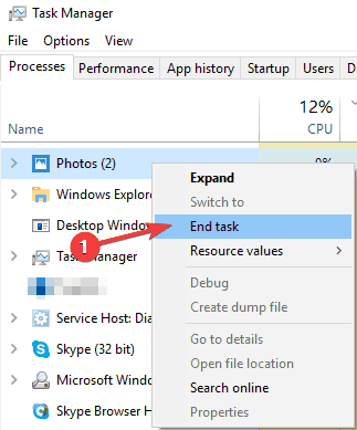 O visualizador de fotos do Windows 10 não funciona