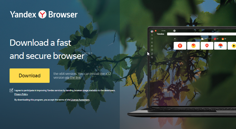 Yandex ist der beste Browser für alle Geräte