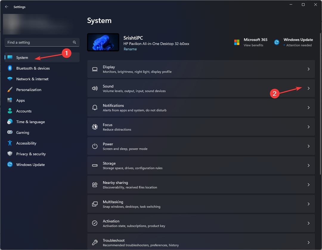 Systém - Zvuk - Jak změnit zvuk upozornění ve Windows 11