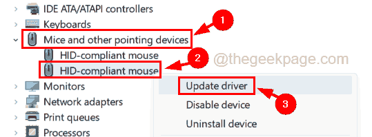 Aktualizujte ovládač myši 11zon