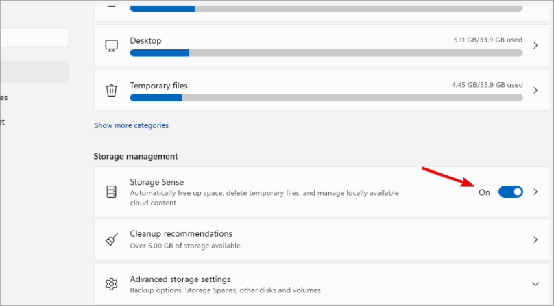 Storage Sense Windows 11 Beste Optimierungen 