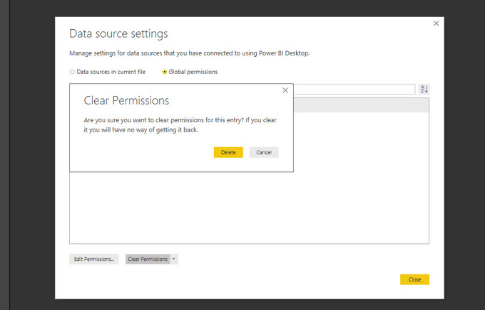 ไม่พบคอลัมน์ข้อผิดพลาด Power Bi