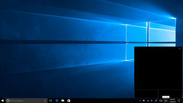 Microsoft пропонує віртуальну тачпад для Windows 10