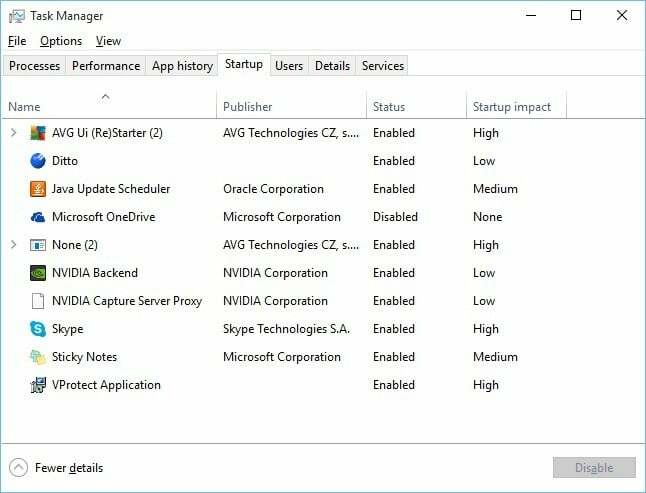 remover malware de inicialização no Windows 10