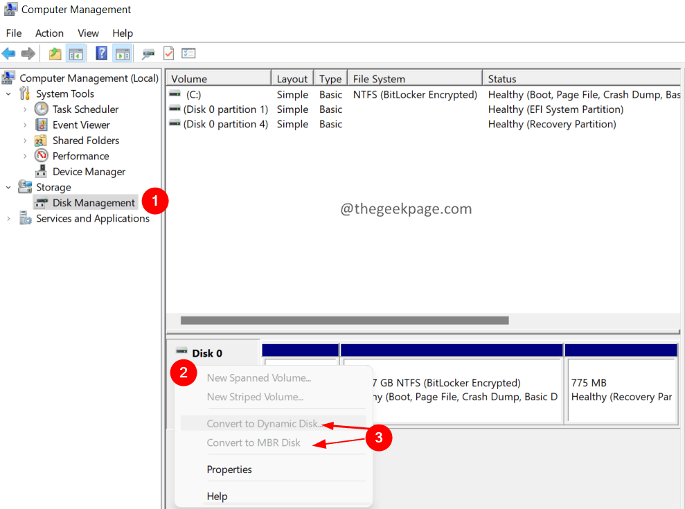 Як виправити диск 1 невідомий, не ініціалізований у Windows 11