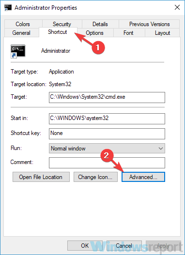 Správce rychlého příkazu mimo Windows 10