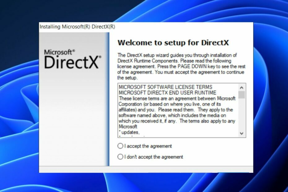 დააინსტალირეთ DirectX Windows 11-ზე