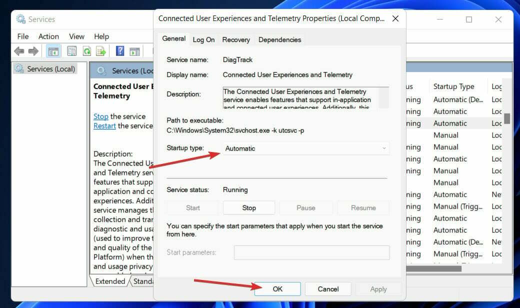 Connected-user-Experience poista Windows 11:n telemetria käytöstä