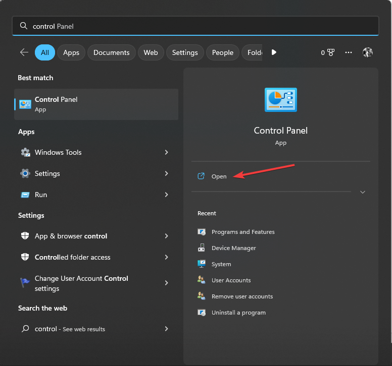 Menú de inicio del Panel de control: Valorant no se desinstala en Windows 11