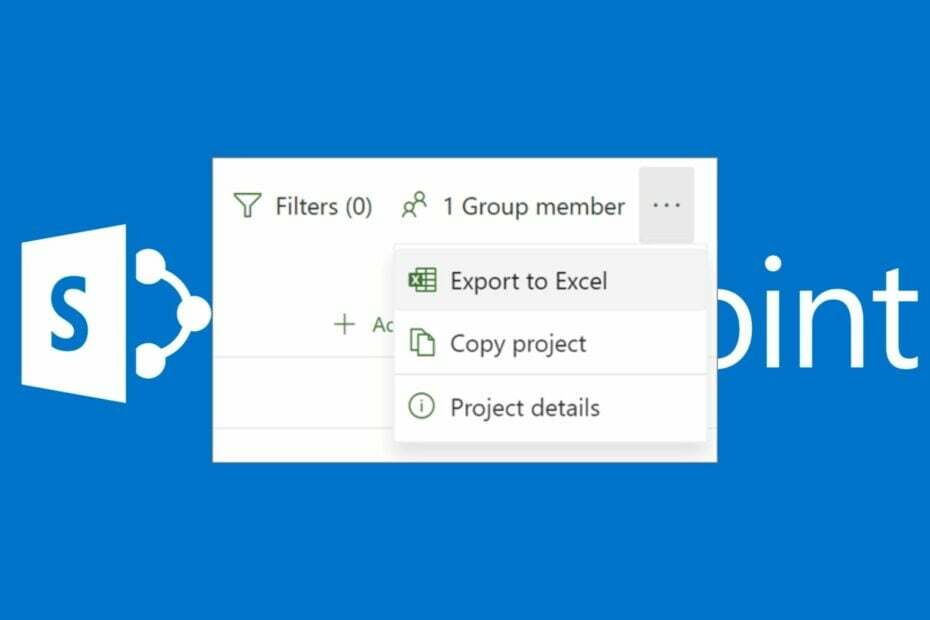 Export SharePointu do Excelu nefunguje: 2 rýchle tipy