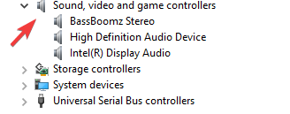 Sound-Video- und Gamecontroller-Probleme mit blauem Schneeball