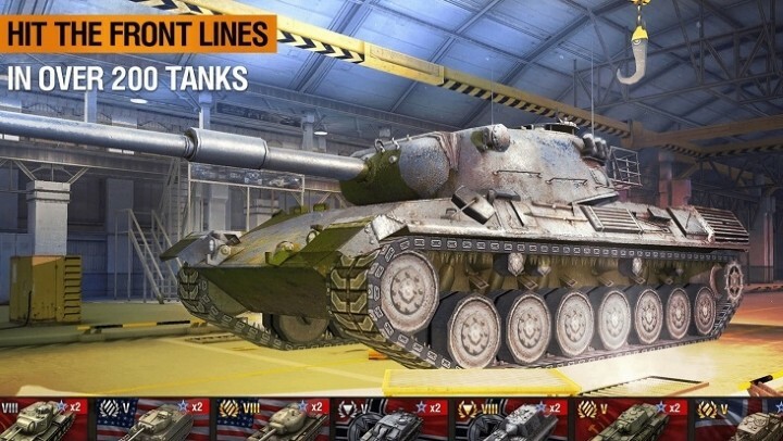 mundo dos tanques, o melhor jogo da Windows Store
