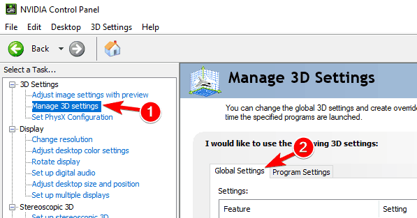 Windows 10 non gioca a schermo intero