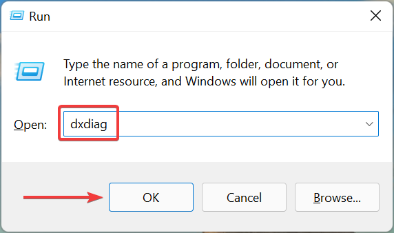 أداة تشخيص DirectX لإصلاح برنامج تشغيل nvidia تحافظ على تعطل Windows 11