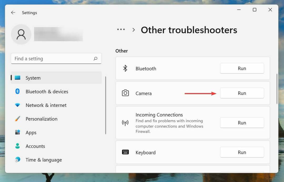 Voer de probleemoplosser voor camera's uit om te verhelpen dat Zoom geen camera kan detecteren in Windows 11 10