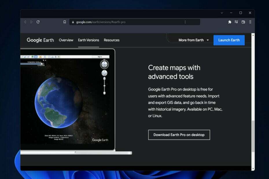 google-पृथ्वी-डेस्कटॉप google Earth windows 11 के लिए डाउनलोड करें