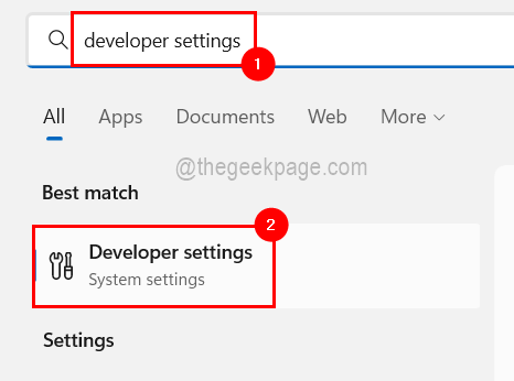 Atidarykite „Developer Settings 11zon“.
