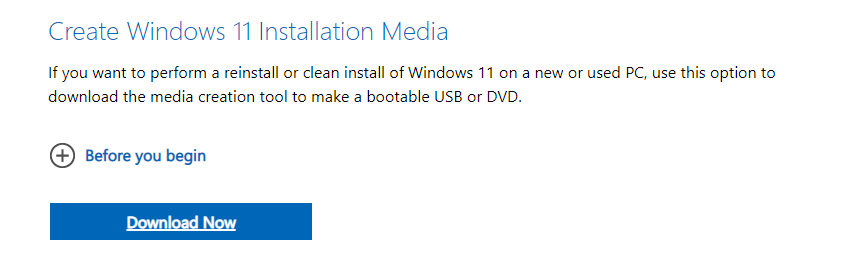 Stvorite Windows instalacijski medij