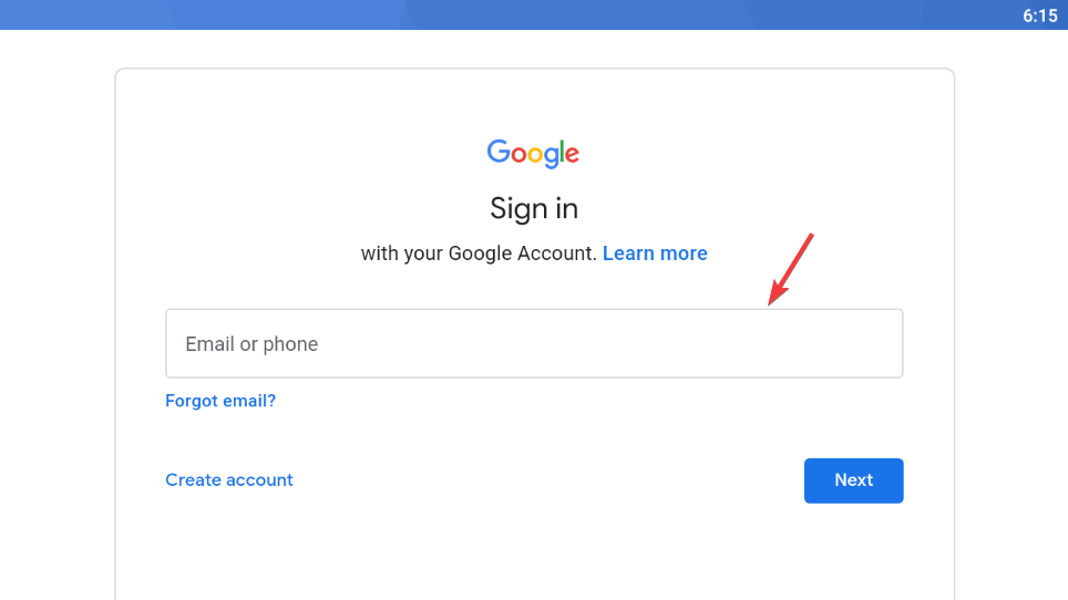 fazer login com o ID do Google